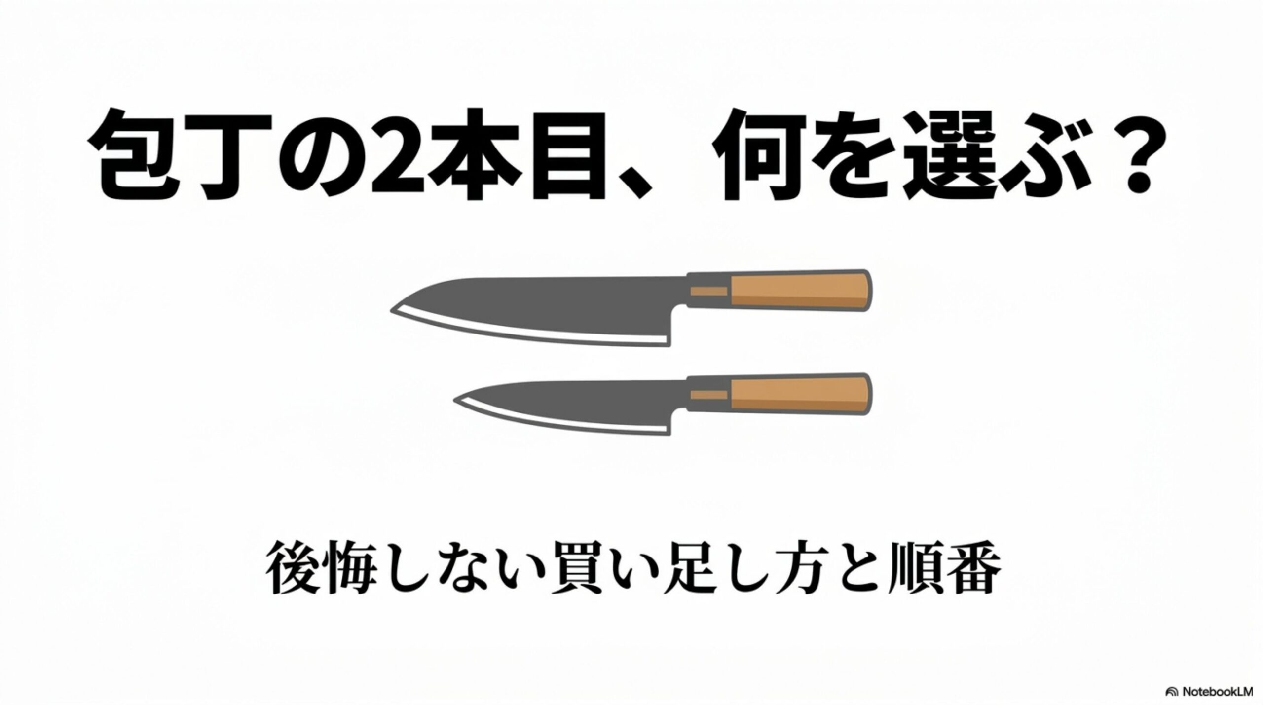 包丁2本目に何を選ぶかを後悔しない買い足し方と順番で解説した図