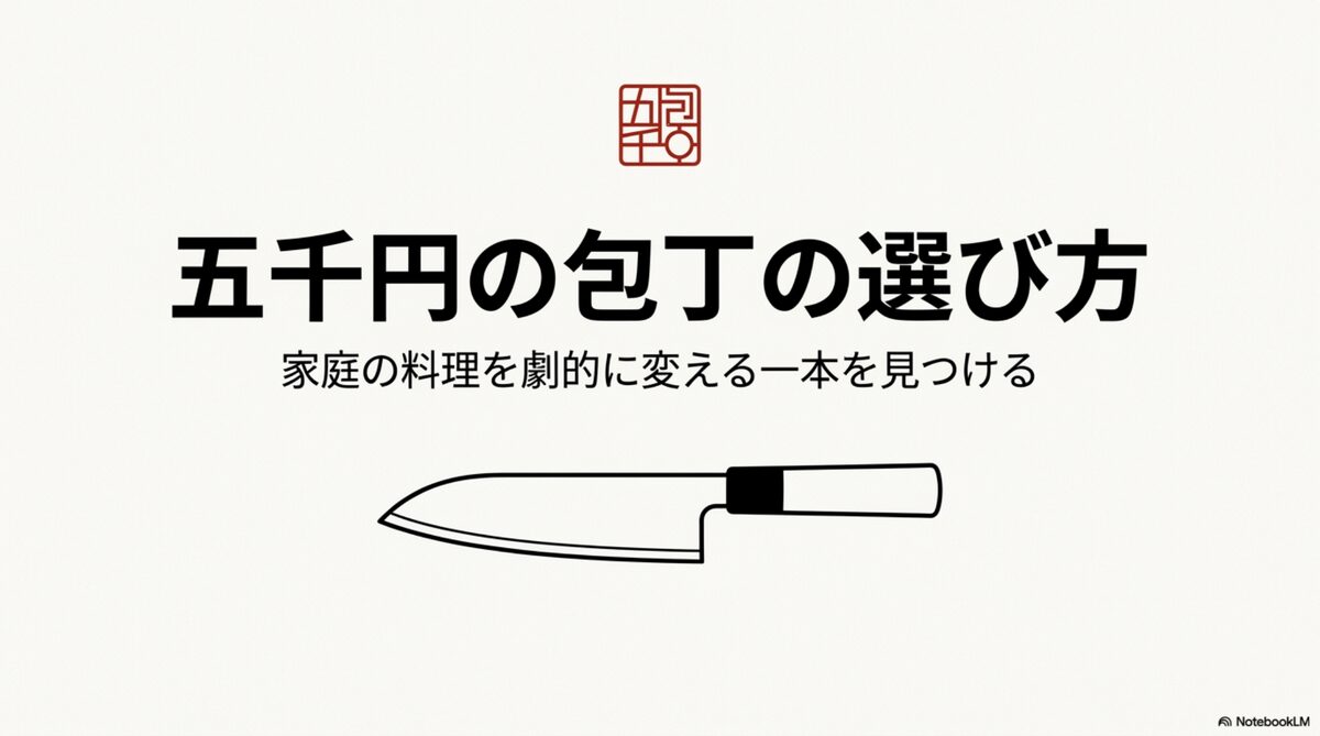 5000円前後の包丁を家庭用に選ぶための基本ガイド