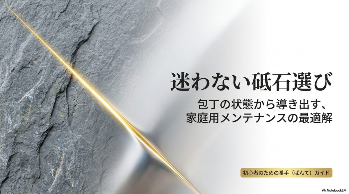 包丁の砥石番手を迷わず選ぶための基本ガイド