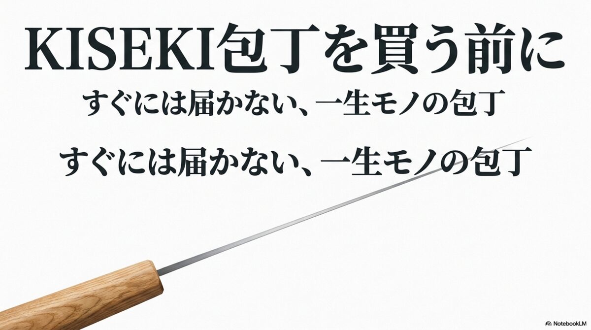 KISEKI包丁の購入方法｜予約前に確認したい納期・価格・手入れ