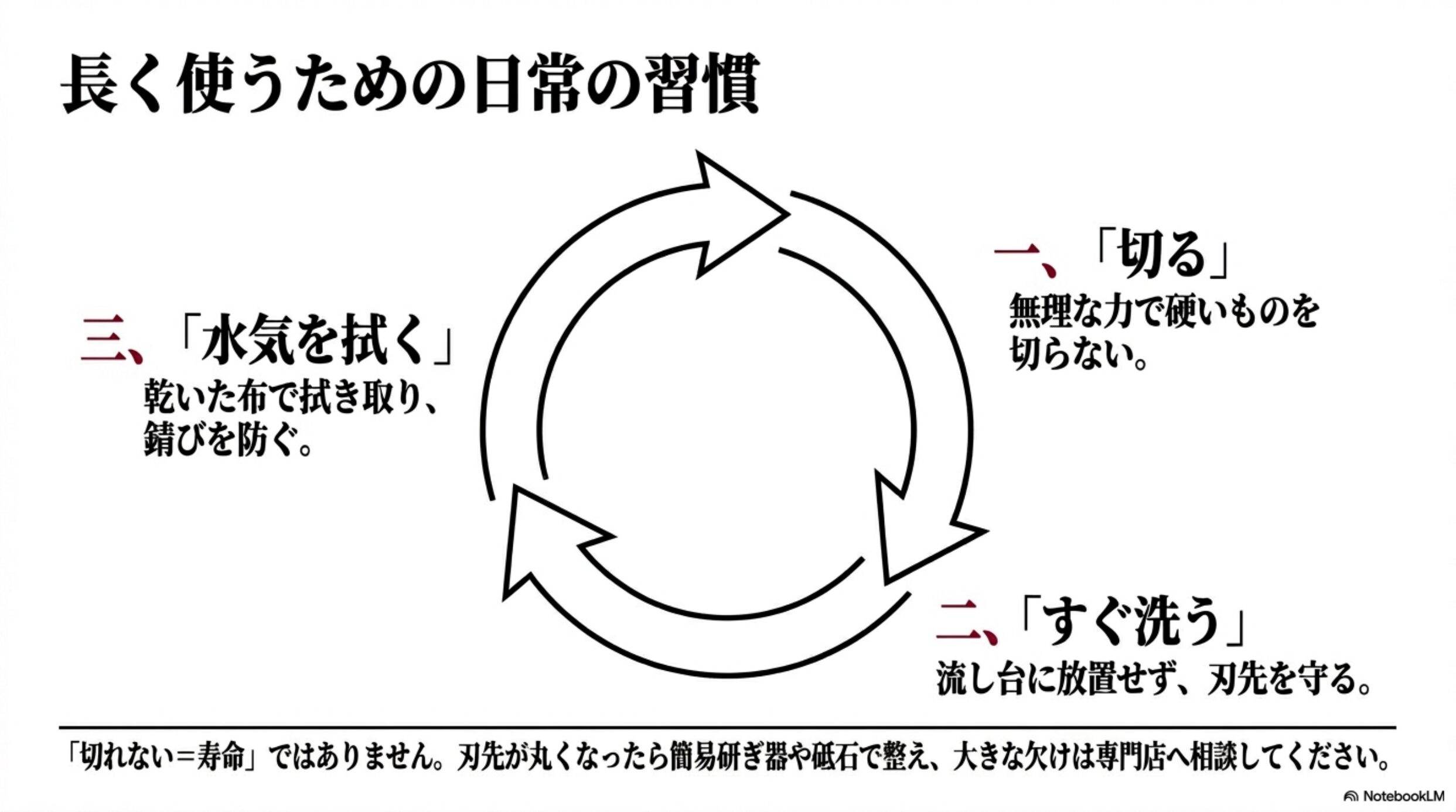 ツヴィリング包丁を長く使う日常のお手入れ 無理に切らない、すぐ洗う、水気を拭く包丁の手入れ習慣