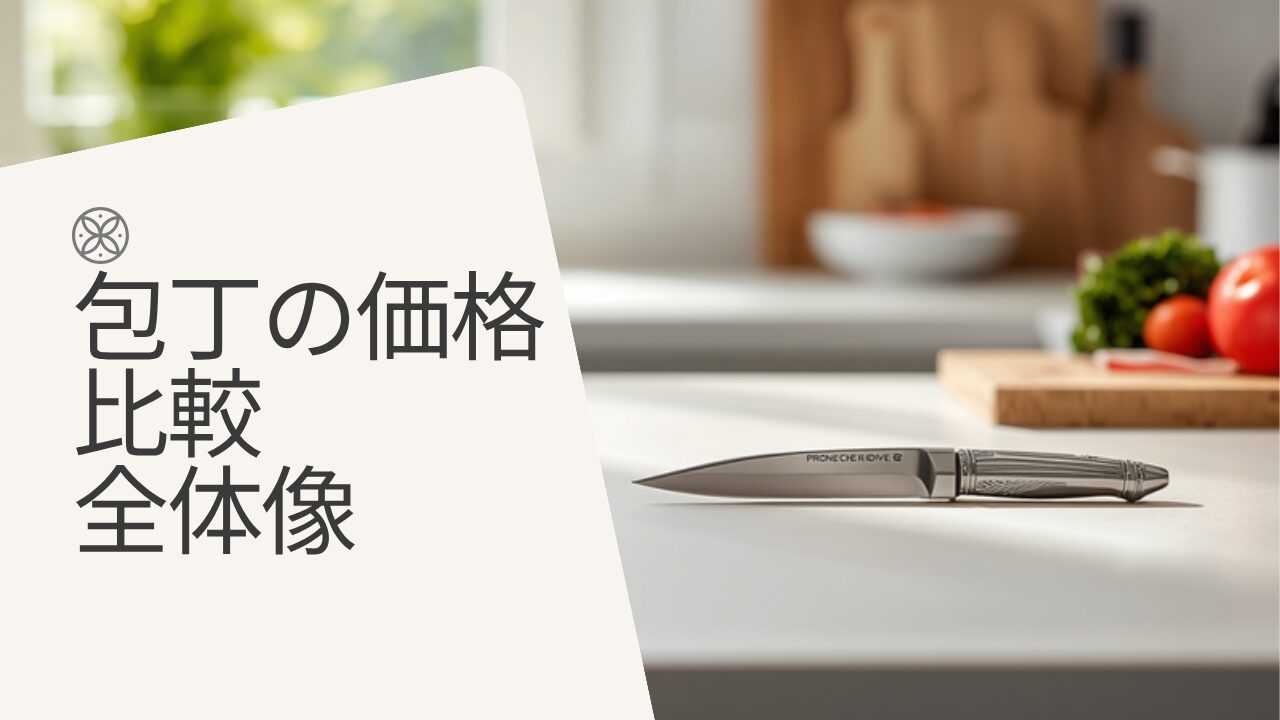 包丁の値段の相場・価格帯の全体像